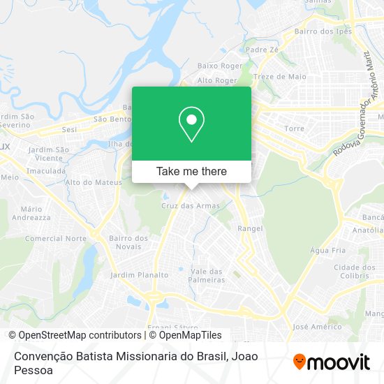 Convenção Batista Missionaria do Brasil map
