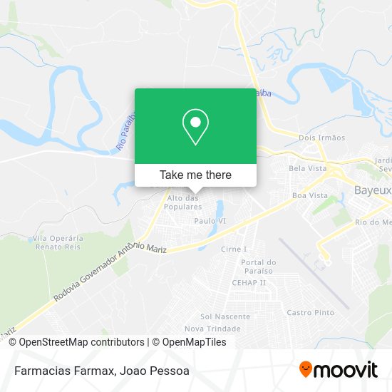 Farmacias Farmax map