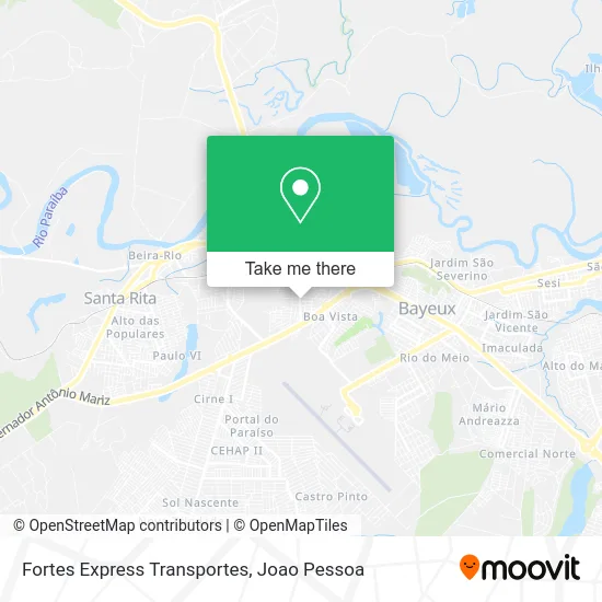 Fortes Express Transportes map