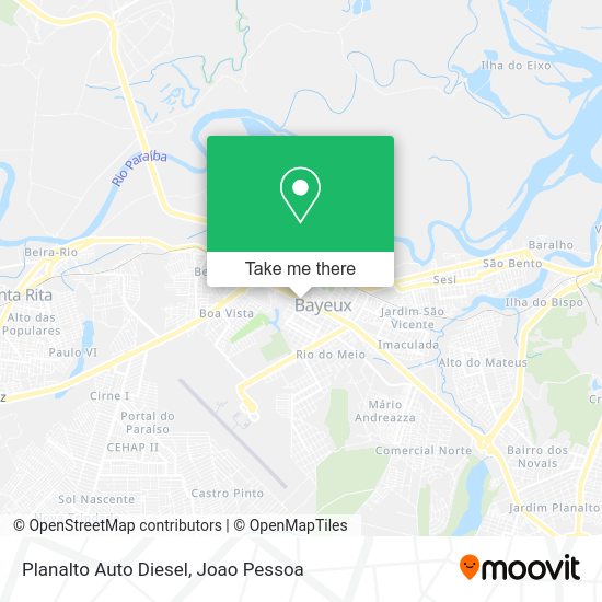 Planalto Auto Diesel map