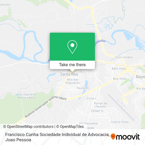 Francisco Cunha Sociedade Individual de Advocacia map
