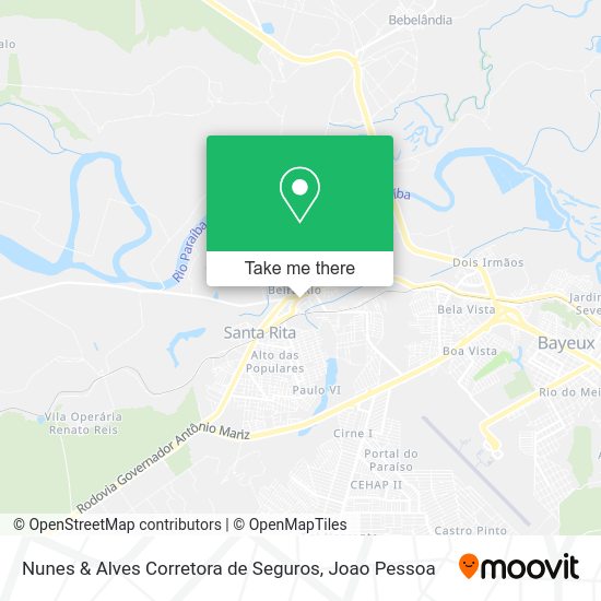 Nunes & Alves Corretora de Seguros map