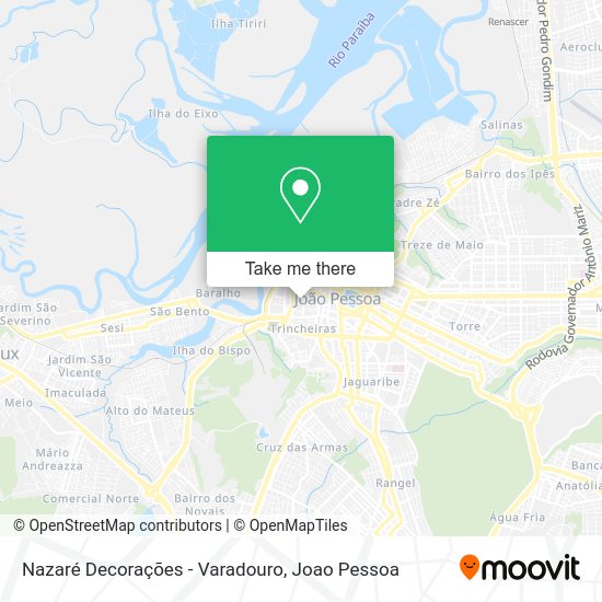Nazaré Decorações - Varadouro map