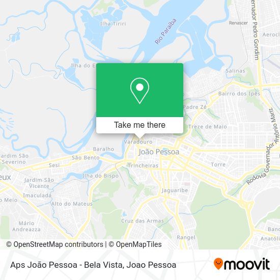 Aps João Pessoa - Bela Vista map