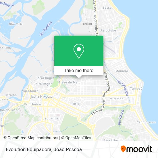 Evolution Equipadora map