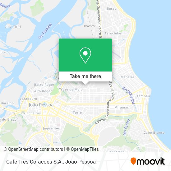 Cafe Tres Coracoes S.A. map