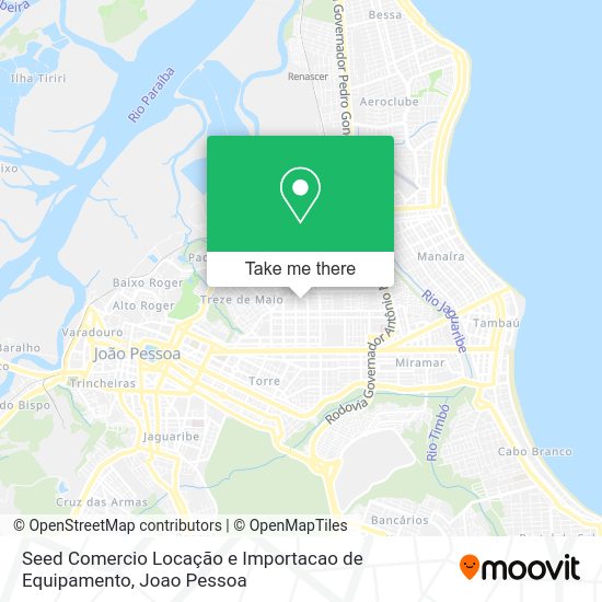 Seed Comercio Locação e Importacao de Equipamento map