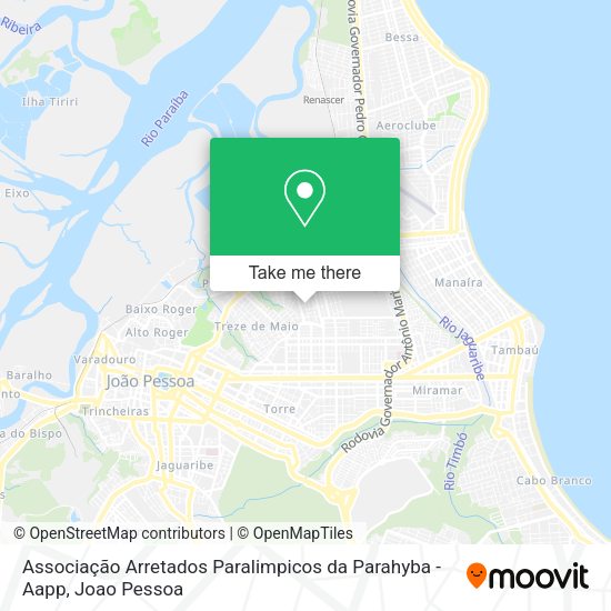 Associação Arretados Paralimpicos da Parahyba - Aapp map
