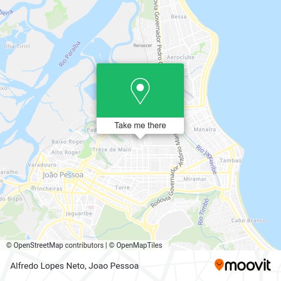 Alfredo Lopes Neto map