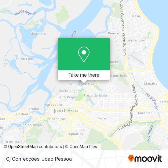 Cj Confecções map