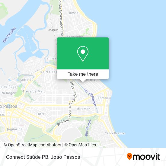 Connect Saúde PB map