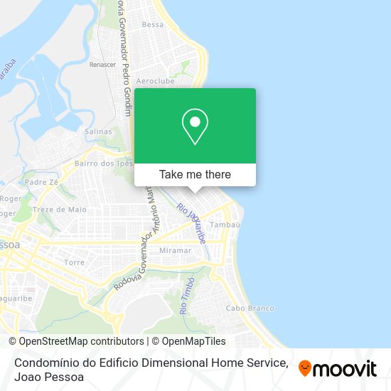Condomínio do Edificio Dimensional Home Service map