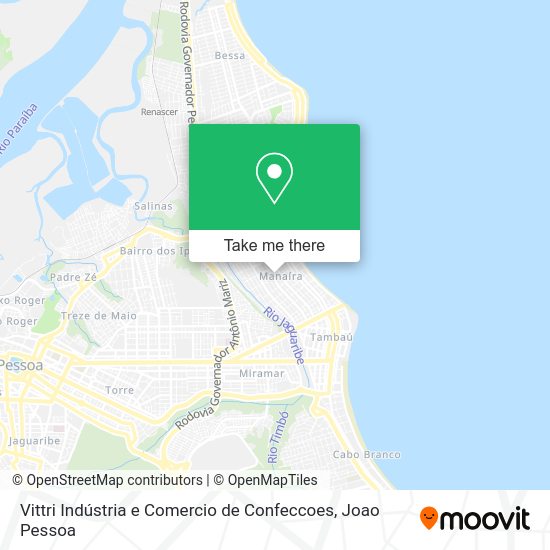 Vittri Indústria e Comercio de Confeccoes map