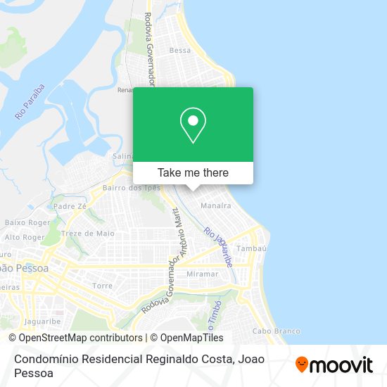 Condomínio Residencial Reginaldo Costa map
