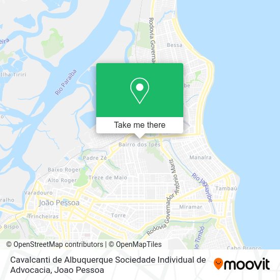 Cavalcanti de Albuquerque Sociedade Individual de Advocacia map