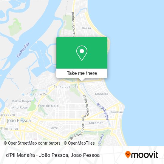 d'Pil Manaíra - João Pessoa map