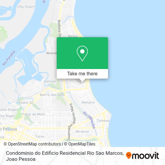 Condomínio do Edificio Residencial Rio Sao Marcos map
