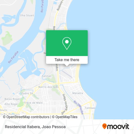Residencial Itabera map