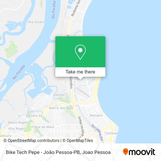 Bike Tech Pepe - João Pessoa-PB map