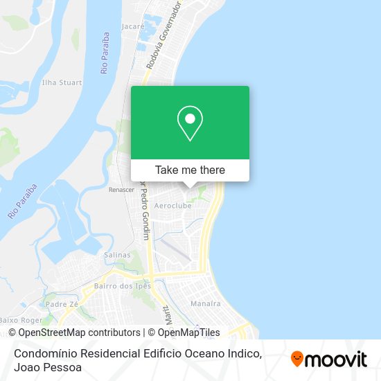 Condomínio Residencial Edificio Oceano Indico map