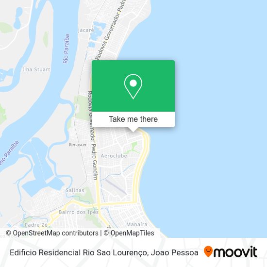 Edificio Residencial Rio Sao Lourenço map