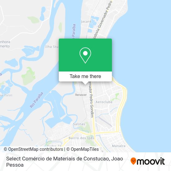 Select Comércio de Materiais de Constucao map