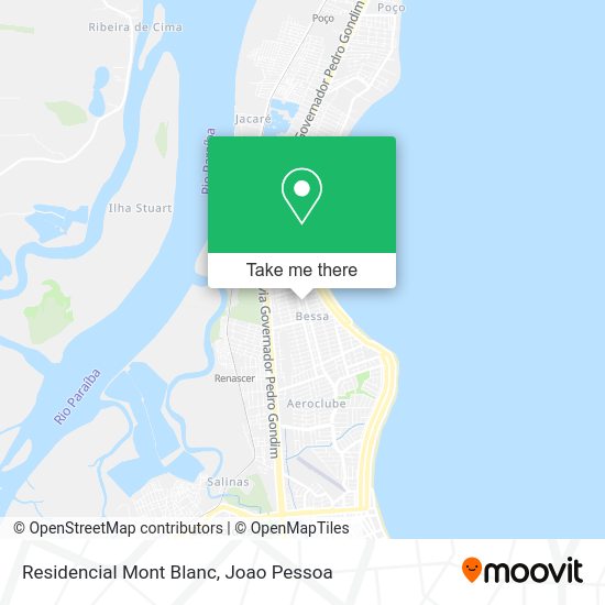 Residencial Mont Blanc map
