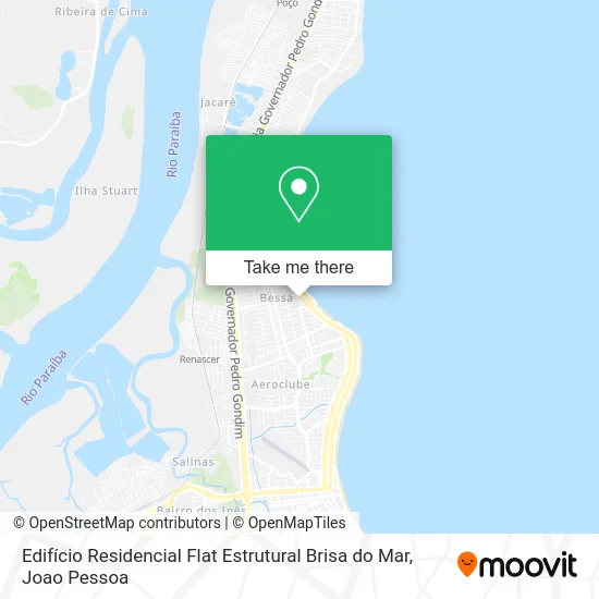 Edifício Residencial Flat Estrutural Brisa do Mar map