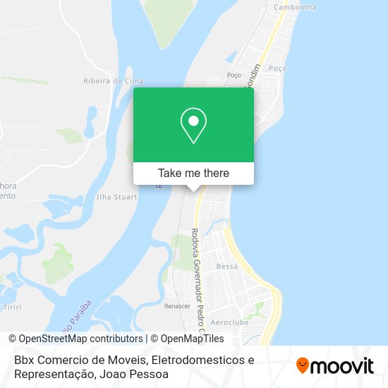 Bbx Comercio de Moveis, Eletrodomesticos e Representação map