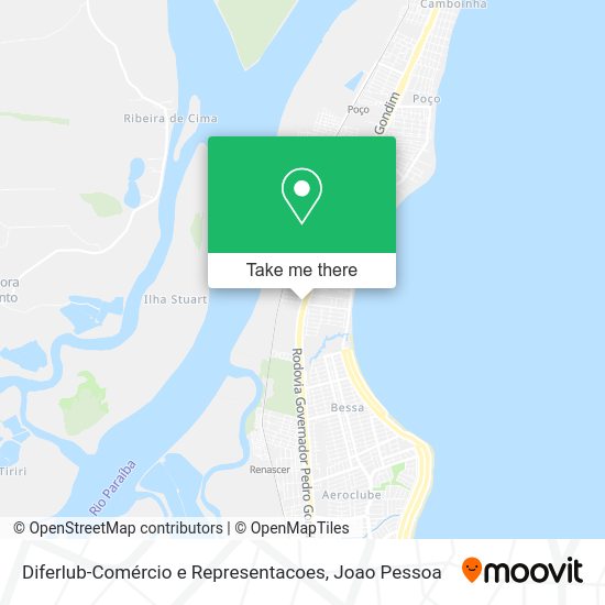 Diferlub-Comércio e Representacoes map