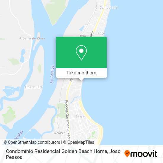 Condomínio Residencial Golden Beach Home map