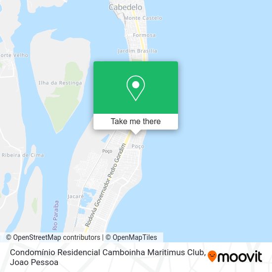 Condomínio Residencial Camboinha Maritimus Club map