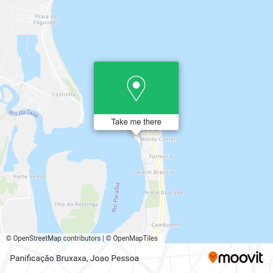 Panificação Bruxaxa map