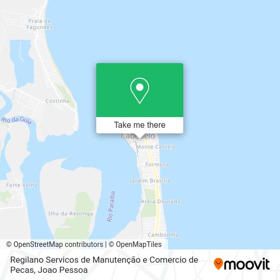 Regilano Servicos de Manutenção e Comercio de Pecas map
