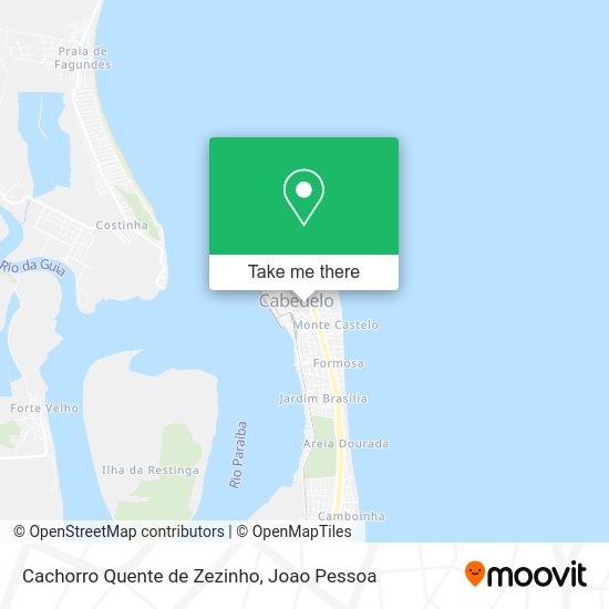 Cachorro Quente de Zezinho map