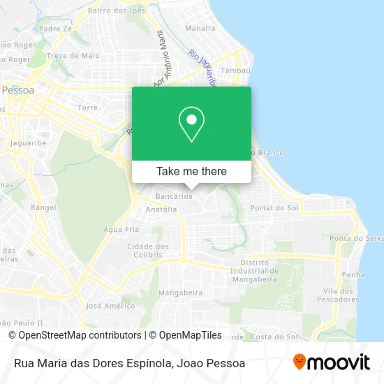 Rua Maria das Dores Espínola map