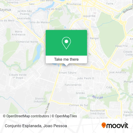 Conjunto Esplanada map