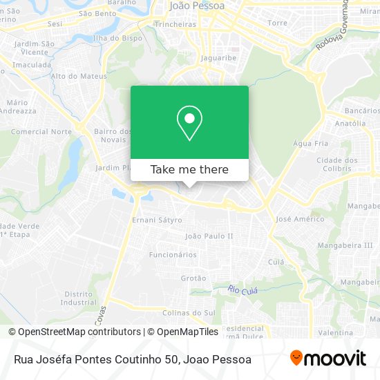 Rua Joséfa Pontes Coutinho 50 map