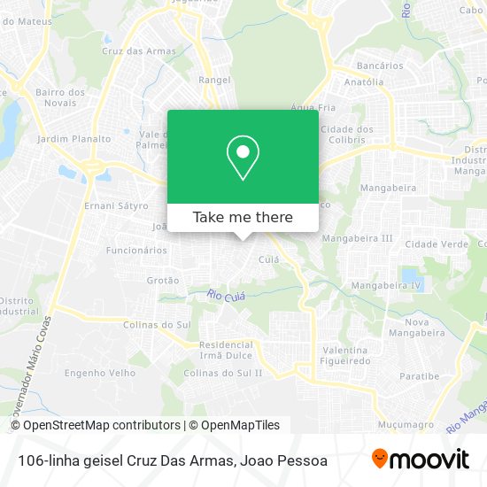 106-linha geisel Cruz Das Armas map