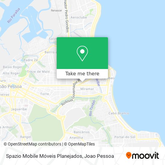 Spazio Mobile Móveis Planejados map