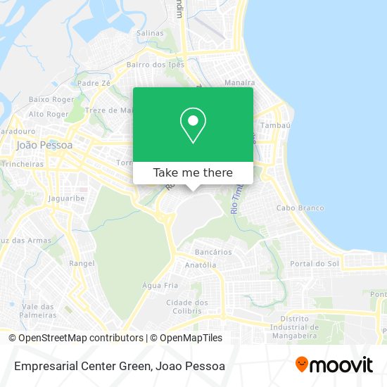 Empresarial Center Green map