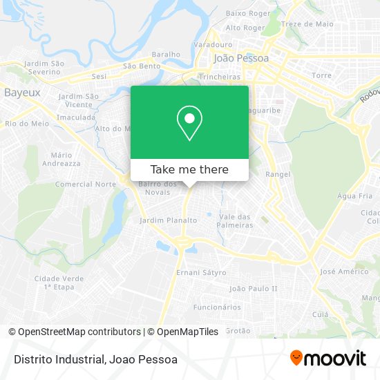 Distrito Industrial map