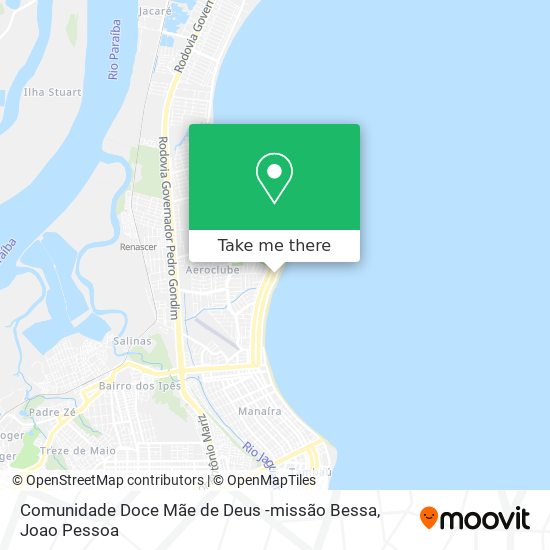 Comunidade Doce  Mãe de Deus -missão Bessa map