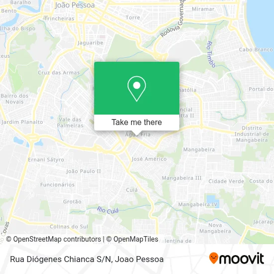 Rua Diógenes Chianca S/N map