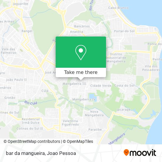 Mapa bar da mangueira