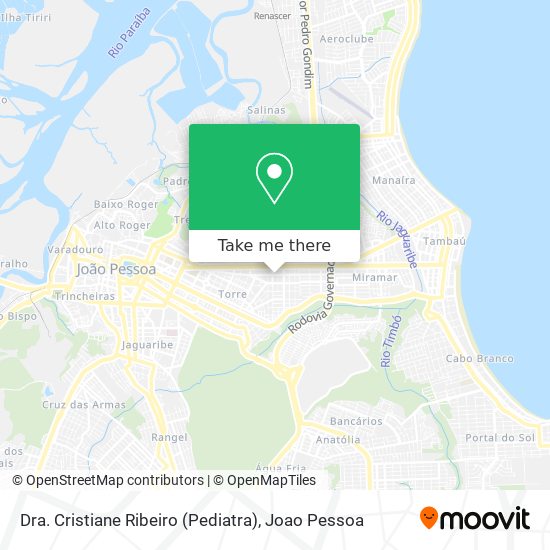 Dra. Cristiane Ribeiro (Pediatra) map