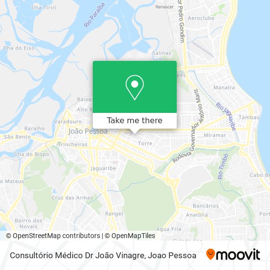 Consultório Médico Dr João Vinagre map