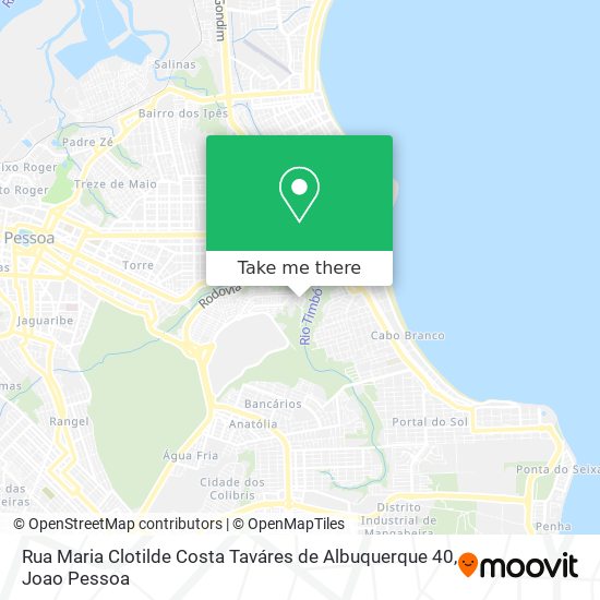 Rua Maria Clotilde Costa Taváres de Albuquerque 40 map
