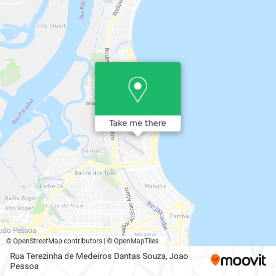 Rua Terezinha de Medeiros Dantas Souza map