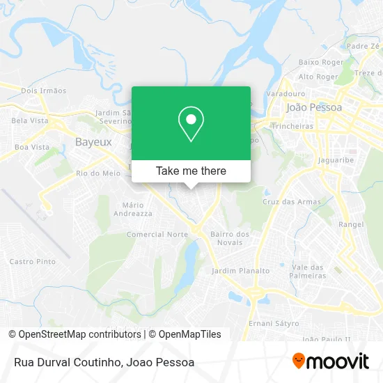 Rua Durval Coutinho map